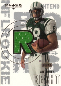 2000 Black Diamond #167 Anthony Becht JSY RC