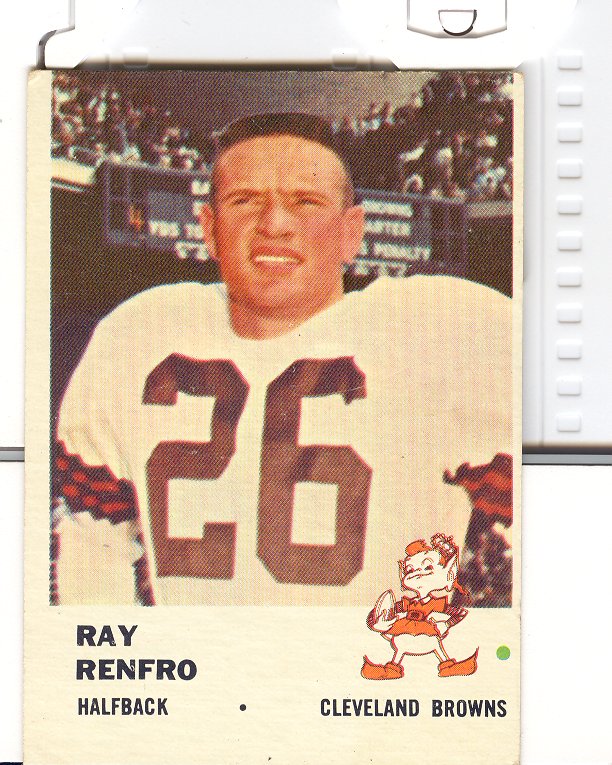 1961 Fleer #13 Ray Renfro