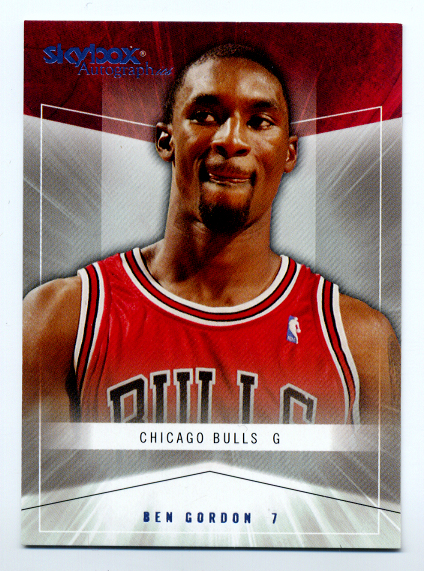 2004-05 SkyBox Autographics #70 Ben Gordon RC