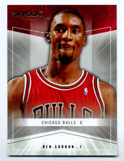 2004-05 SkyBox Autographics Insignia #70 Ben Gordon