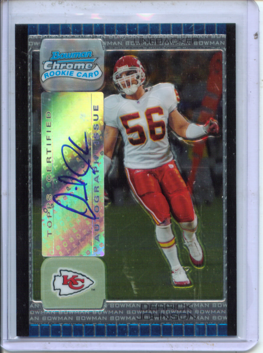 2005 Bowman Chrome #253 Derrick Johnson AU E RC