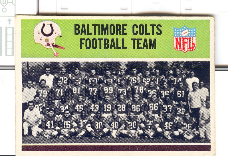 1965 Philadelphia #1 Colts Team
