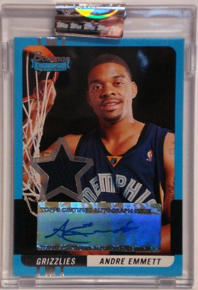 2004-05 Bowman Signature Edition #58 Andre Emmett JSY AU RC