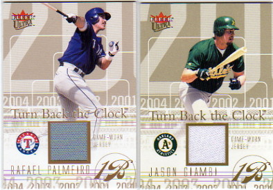 2004 Ultra Turn Back the Clock Jersey Copper #RP Rafael Palmeiro Rgr