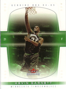2004-05 Fleer Genuine #82 Kevin Garnett