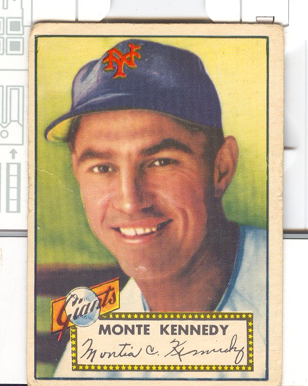 1952 Topps #124 Monte Kennedy