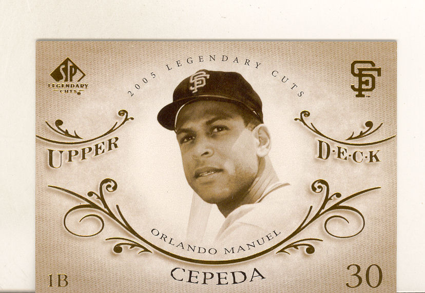 2005 SP Legendary Cuts #58 Orlando Cepeda