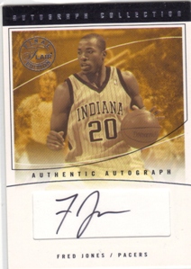 2003-04 Flair Final Edition Autograph Collection 10 #FJ Fred Jones