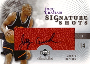 2005-06 Sweet Shot Signature Shots #JG Joey Graham