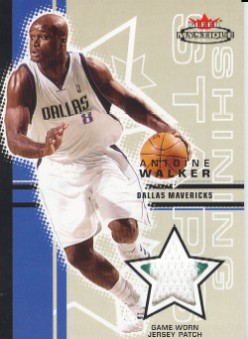 2003-04 Fleer Mystique Shining Stars Jerseys 75 #SSAW Antoine Walker
