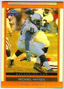 2003 Topps Draft Picks and Prospects Chrome Gold Refractors #162 Michael Haynes