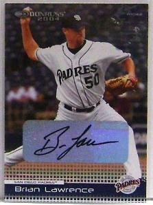 2004 Donruss Autographs #349 Brian Lawrence
