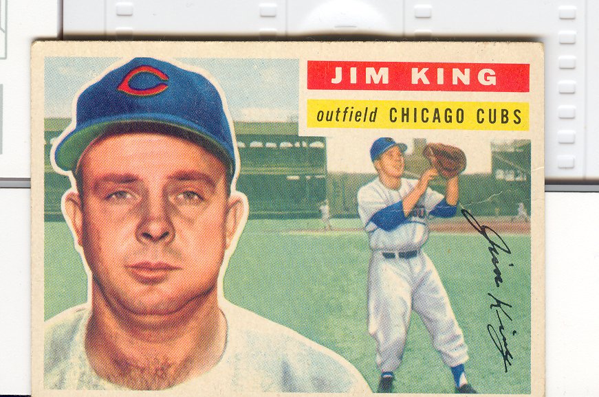 1956 Topps #74 Jim King RC