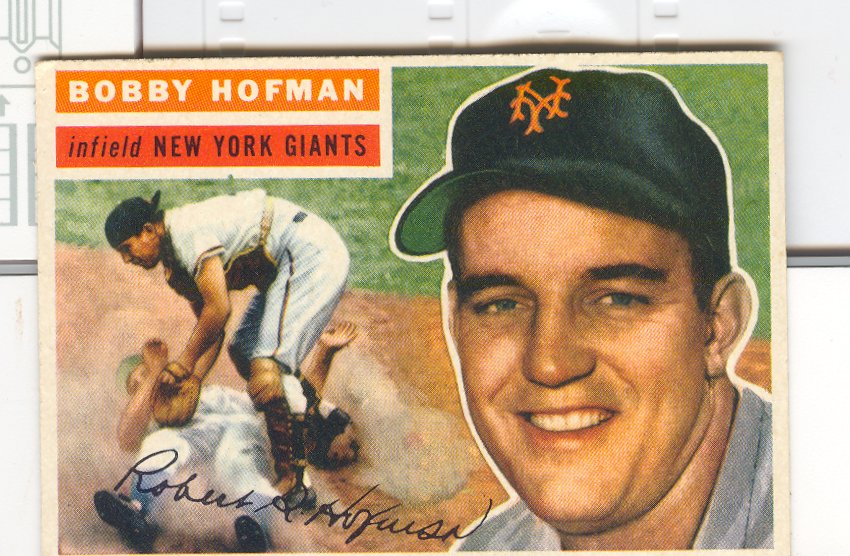 1956 Topps #28 Bobby Hofman
