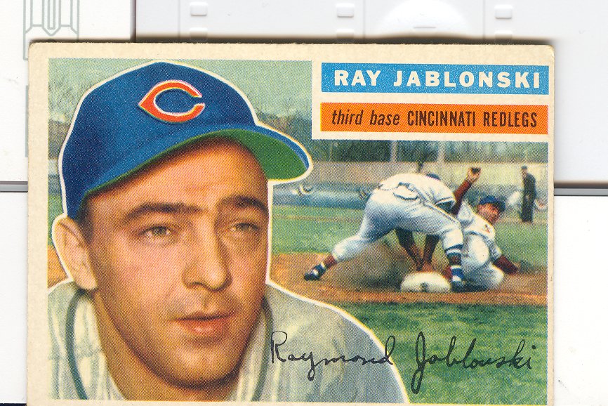 1956 Topps #86 Ray Jablonski DP