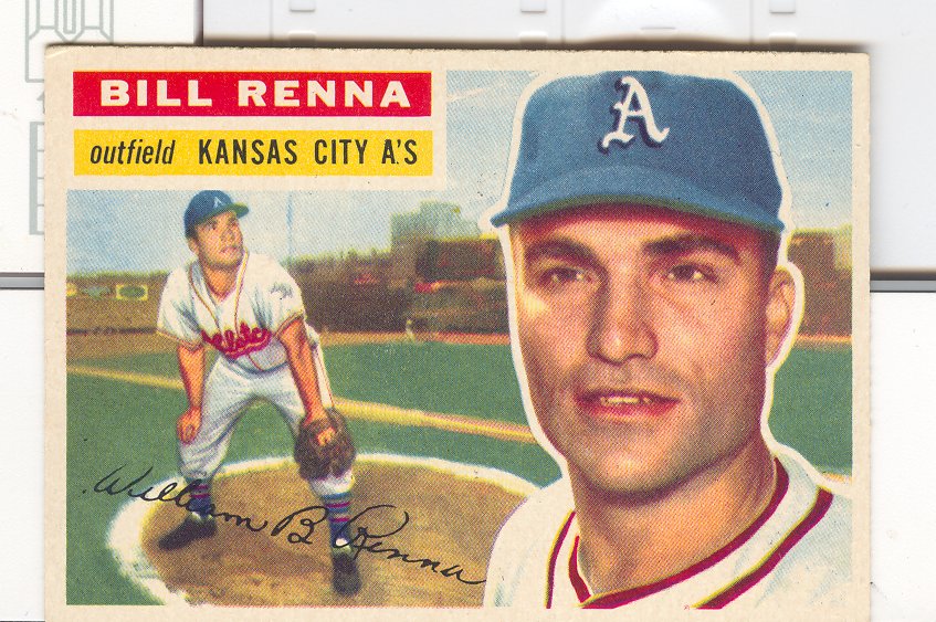1956 Topps #82 Bill Renna DP