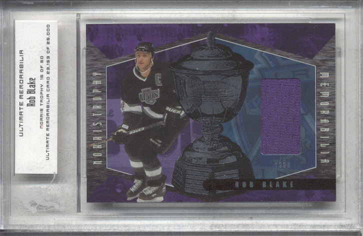2000-01 BAP Ultimate Memorabilia Norris Trophy #N3 Rob Blake