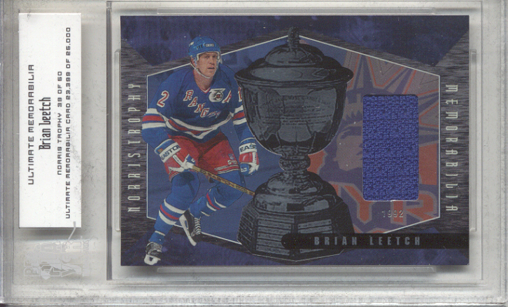 2000-01 BAP Ultimate Memorabilia Norris Trophy #N9 Brian Leetch
