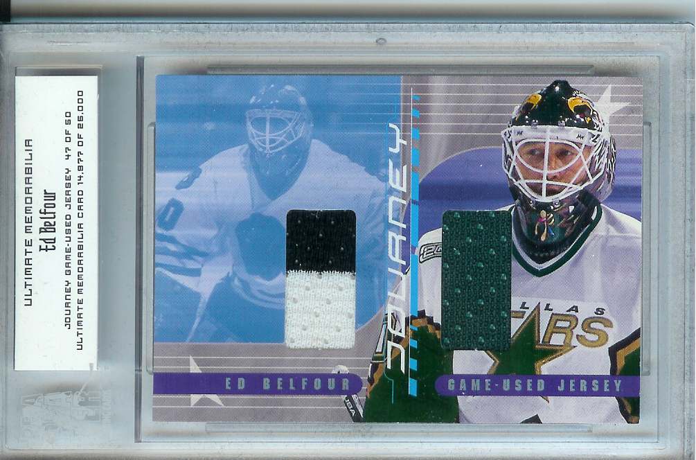 2000-01 BAP Ultimate Memorabilia Journey Jerseys #JJ7 Ed Belfour