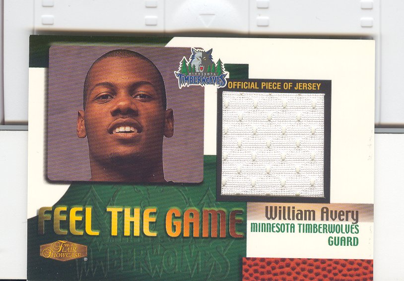 1999-00 Flair Showcase Feel the Game #1 William Avery