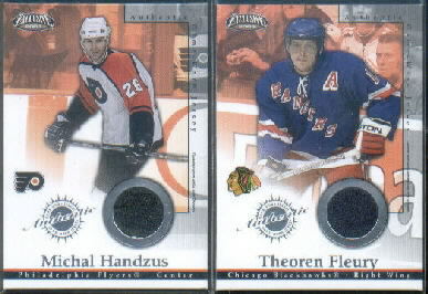 2002-03 Pacific Exclusive Jerseys #4 Theo Fleury