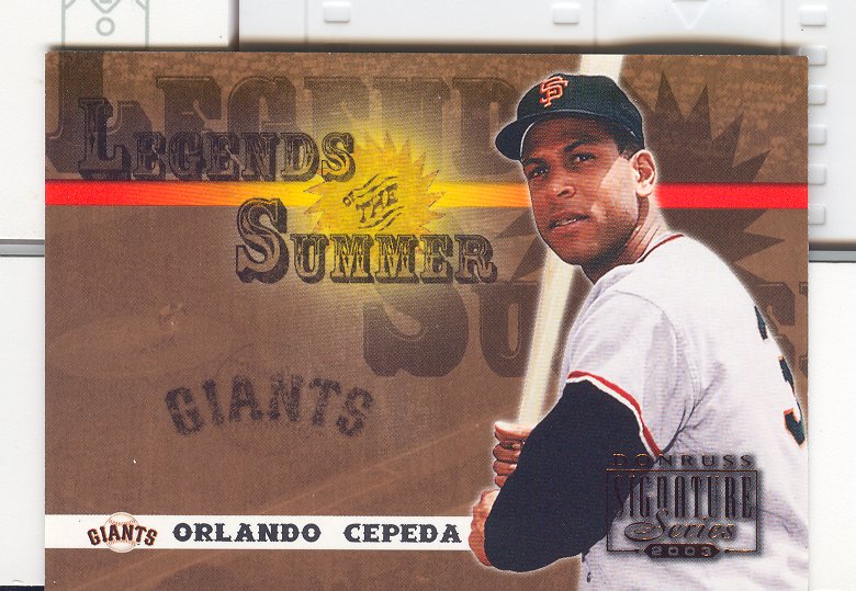 2003 Donruss Signature Legends of Summer #35 Orlando Cepeda