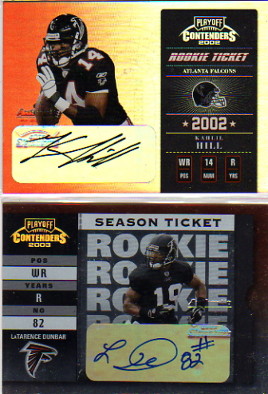 2003 Playoff Contenders #171 LaTarence Dunbar AU/999 RC