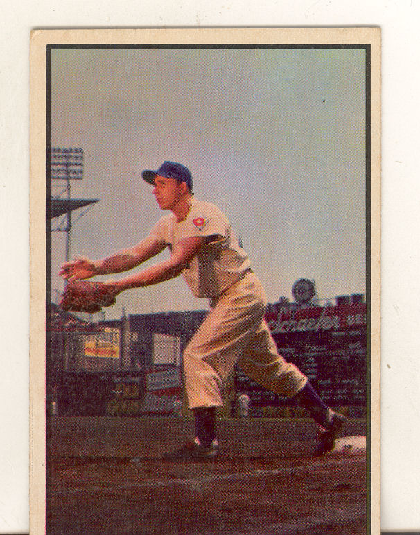 1953 Bowman Color #92 Gil Hodges