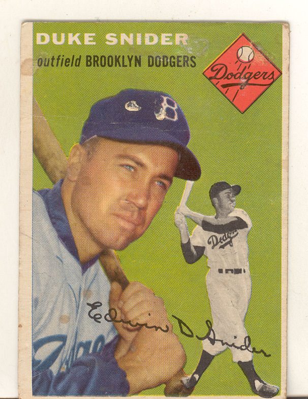 1954 Topps #32 Duke Snider