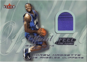 2000-01 Fleer Feel the Game #17 Corey Maggette