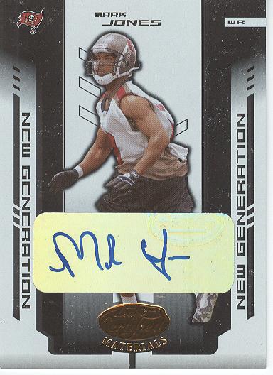 2004 Leaf Certified Materials #186 Mark Jones AU RC