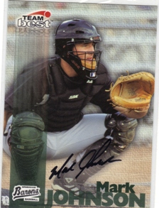 1999 Team Best Autographs #30 Mark Johnson BA