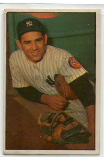 1953 Bowman Color #121 Yogi Berra
