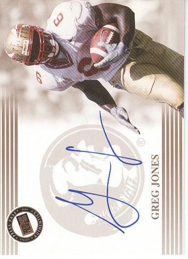 2004 Press Pass Autographs Bronze #18 Greg Jones