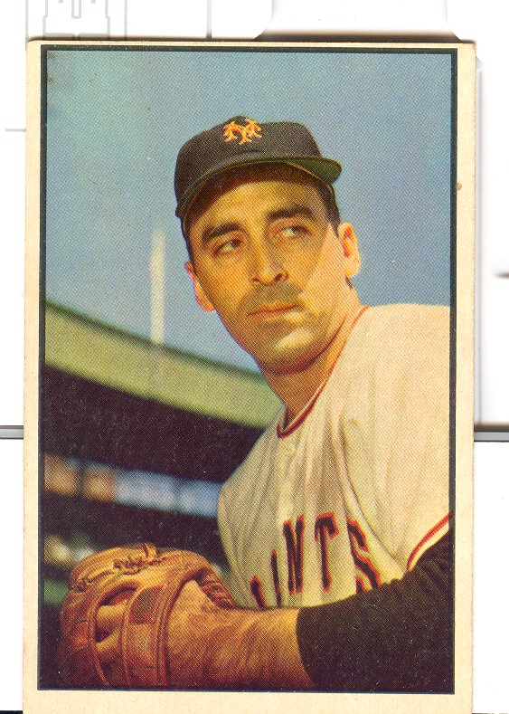 1953 Bowman Color #96 Sal Maglie