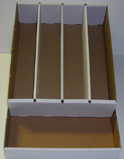 3200 Count CardBoard Storage Box (4 row) For All Sports & Gaming Cards 