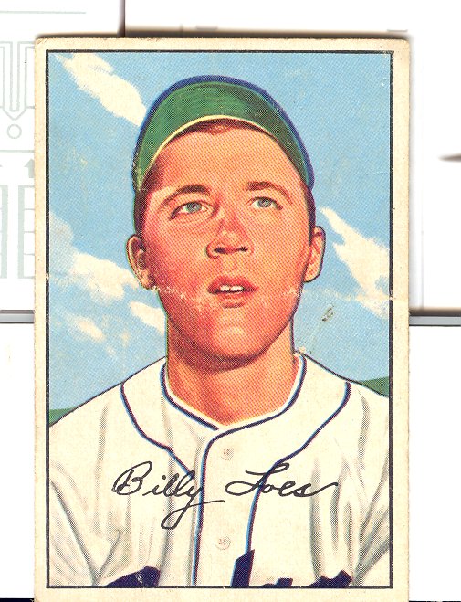 1952 Bowman #240 Billy Loes RC