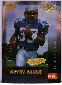 1999 Collector's Edge Fury Gold Ingot #166 Kevin Faulk