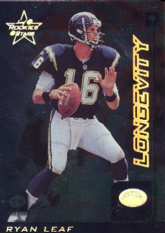 1999 Leaf Rookies and Stars Longevity #159 Ryan Leaf
