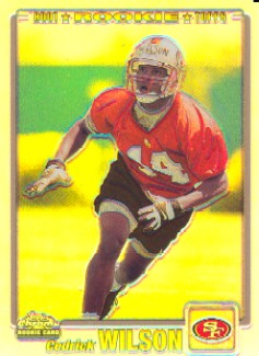 2001 Topps Chrome Refractors #246 Cedrick Wilson