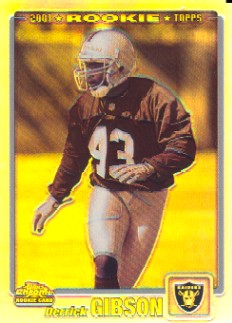 2001 Topps Chrome Refractors #273 Derrick Gibson