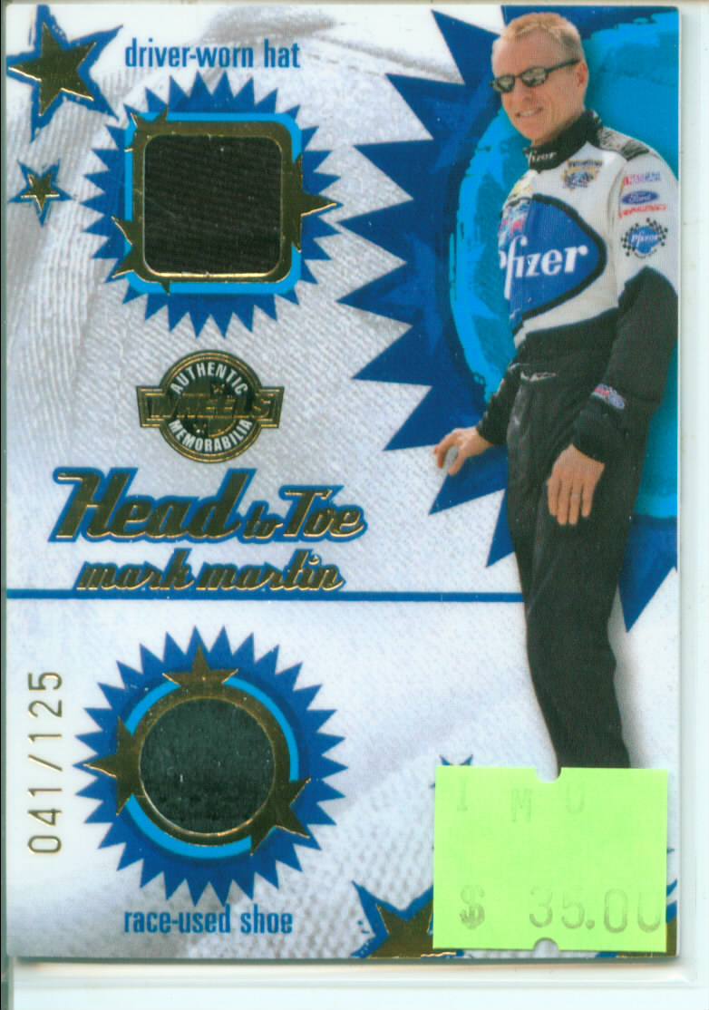 2005 Wheels American Thunder Head to Toe #HT12 Mark Martin