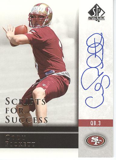 2004 SP Authentic Scripts for Success Autographs #SSCP Cody Pickett