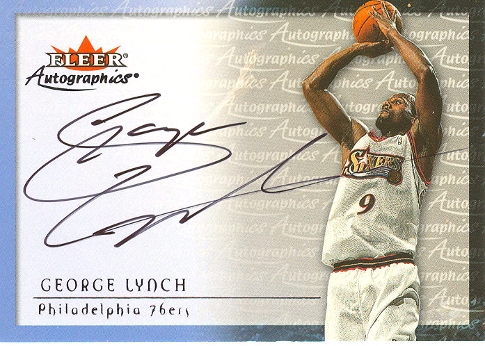 2000-01 Fleer Autographics #32 George Lynch
