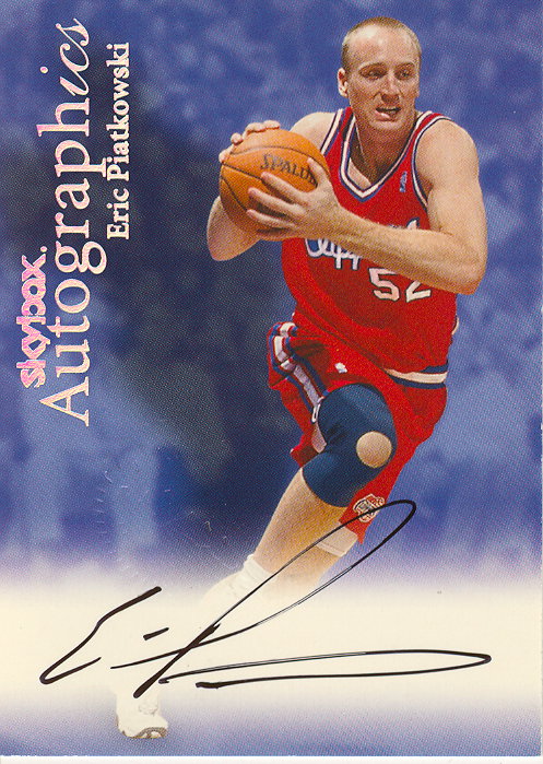 1999-00 SkyBox Premium Autographics #85 Eric Piatkowski