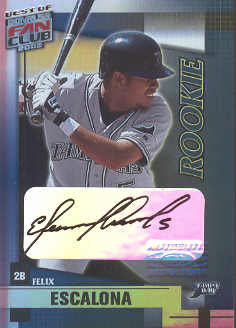 2002 Donruss Best of Fan Club Autographs #U222 Felix Escalona/25