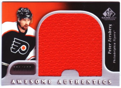 2005-06 SP Game Used Awesome Authentics #AAPF Peter Forsberg