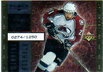 1998-99 Black Diamond Winning Formula Gold #WF7 Peter Forsberg/1250