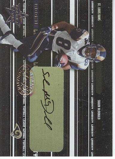 2003 Leaf Rookies and Stars Longevity #243 Shaun McDonald AU