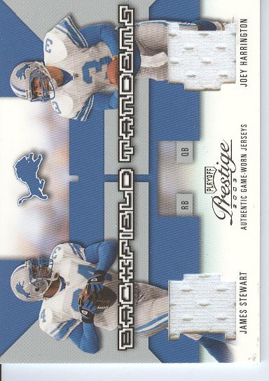 2003 Playoff Prestige Backfield Tandems #BT6 James Stewart/Joey Harrington